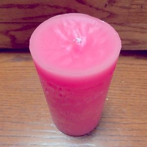 Barbie Girl pillar candle
